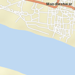 Mandleshwar Street Map