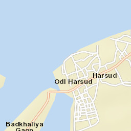 Harsud Street Map