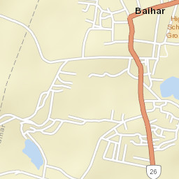 Baihar Street Map