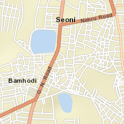 Seoni Street Map