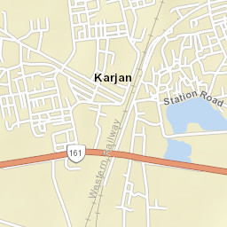Karjan Street Map