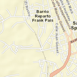 Sancti Spíritus Street Map