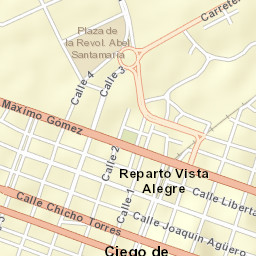 Municipio de Ciego de Ávila Street Map