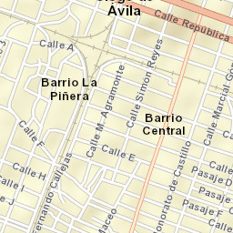 Ciego de Ávila Street Map