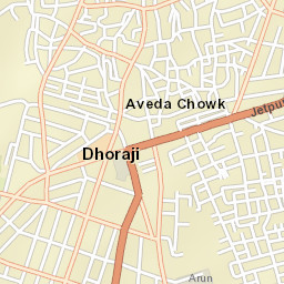 Dhoraji Street Map