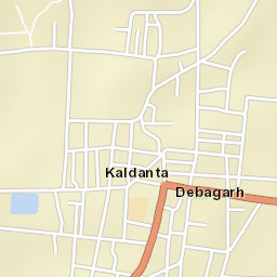 Deogarh Street Map