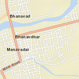 Manavadar Street Map