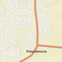 Warud Street Map