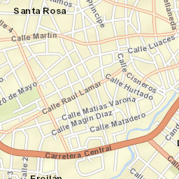 Camagüey Street Map