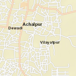 Achalpur Street Map