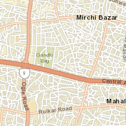 Nagpur Division Street Map