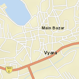 Vyara Street Map
