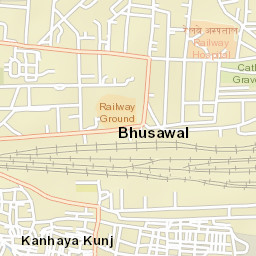 Bhusaval Street Map