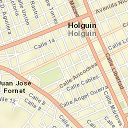 Holguín Street Map