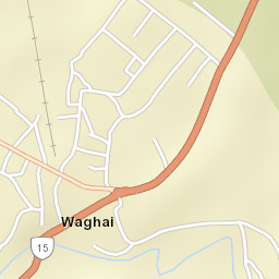 Waghai Street Map