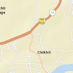 Chikhli Street Map