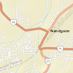Nandgaon Street Map