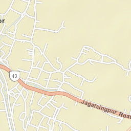 Jagatsinghapur Street Map