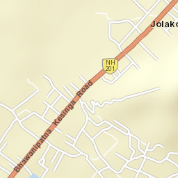 Kesinga Street Map
