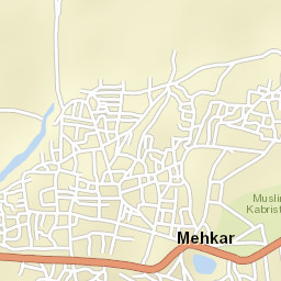 Mehekar Street Map
