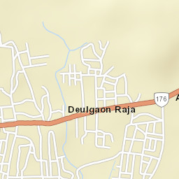Deulgaon Raja Street Map