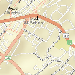 Al Bahah Street Map