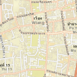 Chiang Rai Street Map