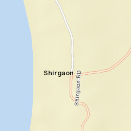 Shirgaon Street Map