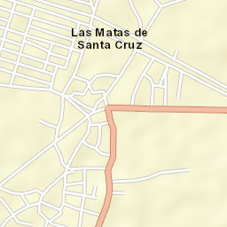 Las Matas de Santa Cruz Street Map