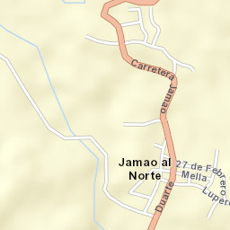 Jamao al Norte Street Map