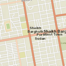 Port Sudan Street Map
