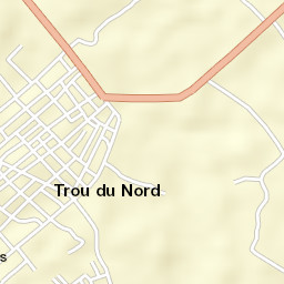 Trou du Nord Street Map