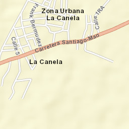 La Canela Street Map