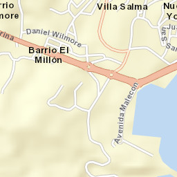 Samaná Street Map
