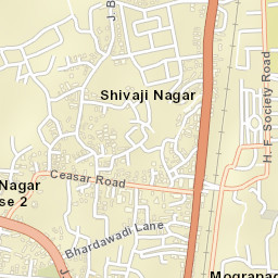 Mumbai Suburban Street Map