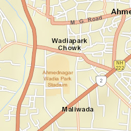 Ahmednagar Street Map