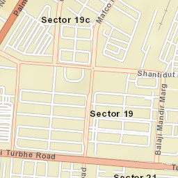 Vashi Street Map