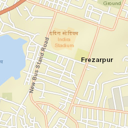 Jagdalpur Street Map