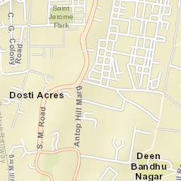 Wadala Street Map
