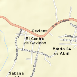 Cevicos Street Map