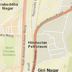 Sewri Street Map