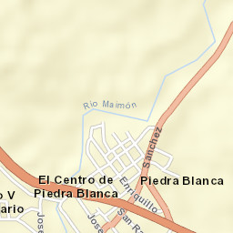 Piedra Blanca Street Map
