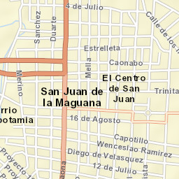 San Juan de la Maguana Street Map