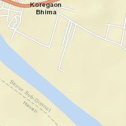 Koregaon Street Map