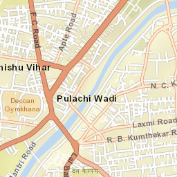 Deccan Gymkhana Street Map
