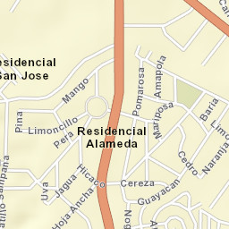 Santo Domingo Oeste Street Map