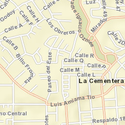 La Agustina Street Map