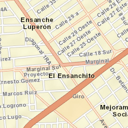 Ensanche Luperón Street Map