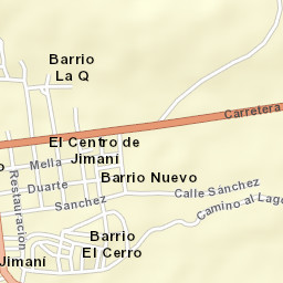 Jimaní Street Map
