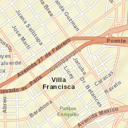 Villa Francisca Street Map
